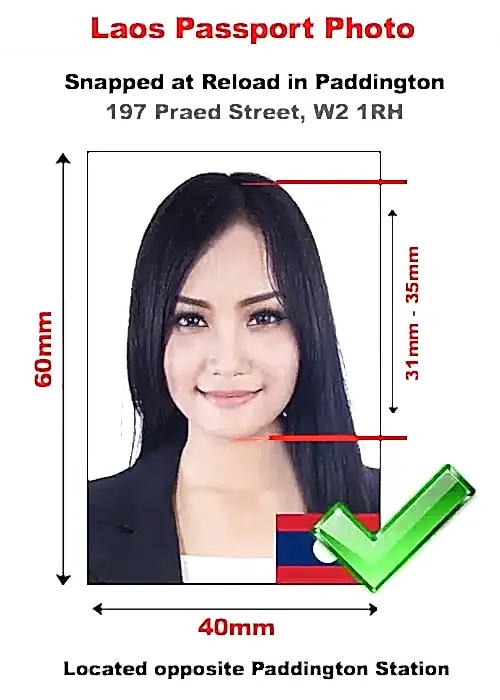 Laos passport photo