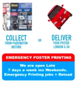 A2 Poster Printing London Same Day