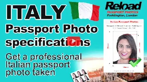 italy passport photo