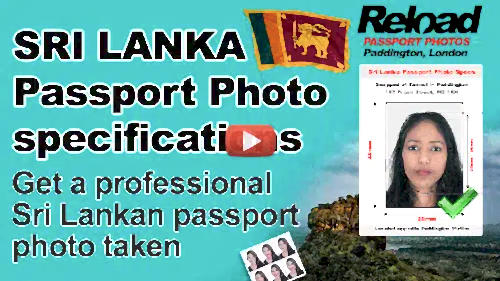 sri lanka passport photo