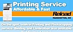 Printing service in London A4, A3, A5 - colour prints
